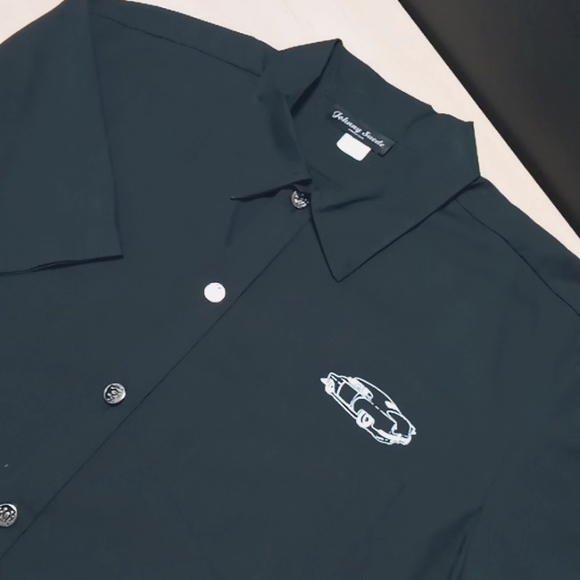 Vintage Johnny Suede Casual Button Up - Picture 2 of 8